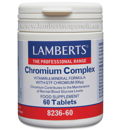 Chromium Complex 60 Tabletas - Lamberts