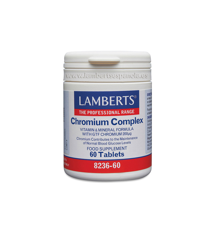 Chromium Complex 60 Tabletas - Lamberts