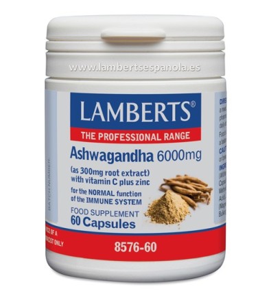 Ashwagandha 60 Cápsulas - Lamberts