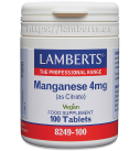 Manganeso 4mg 100 Tabletas - Lamberts