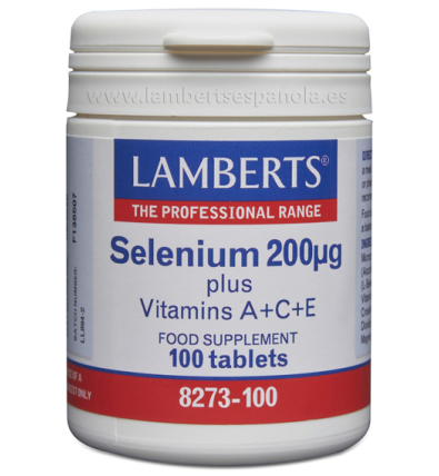 Selenio 200mcg 100 Tabletas - Lamberts