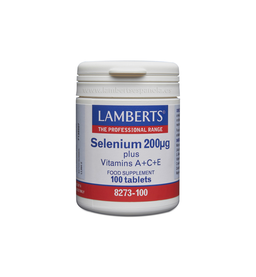 Selenio 200mcg 100 Tabletas - Lamberts