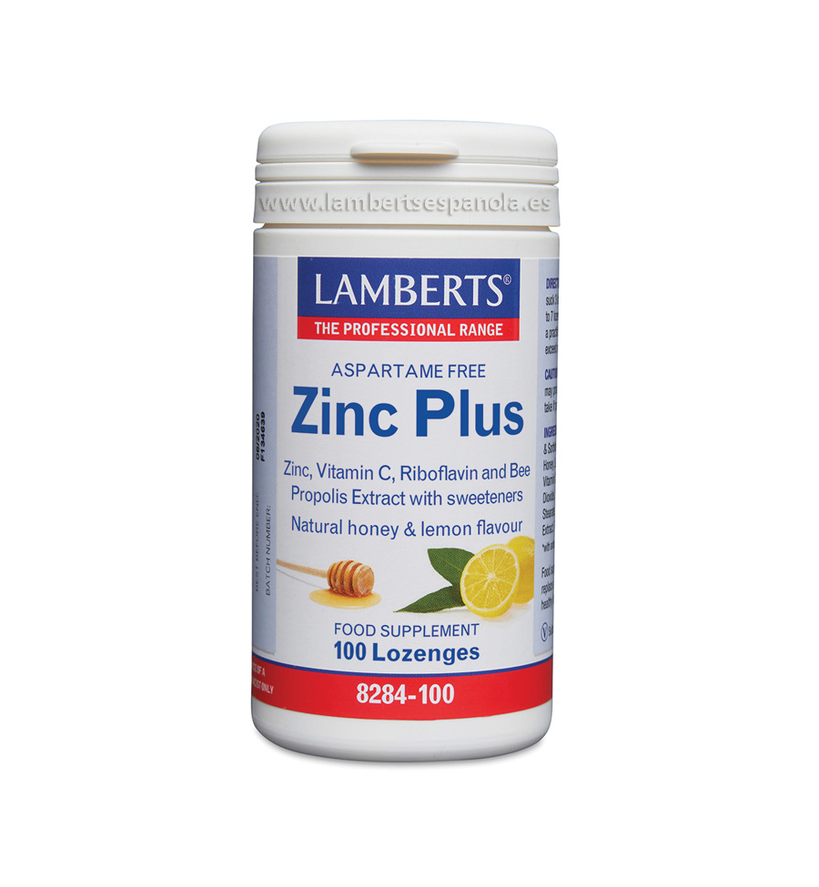 Zinc Plus 100 Lozenges - Lamberts