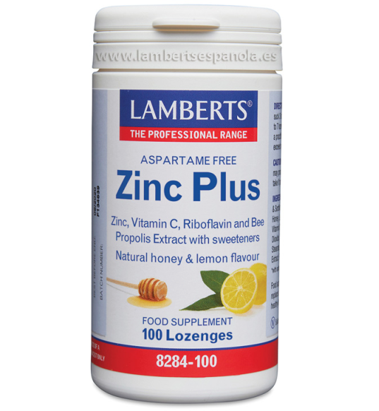 Zinc Plus 100 Lozenges - Lamberts