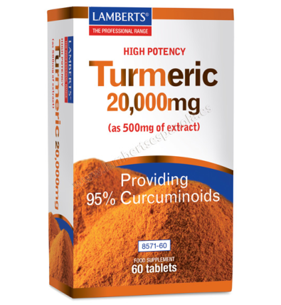 Cúrcuma o Turmeric 60 Tabletas - Lamberts