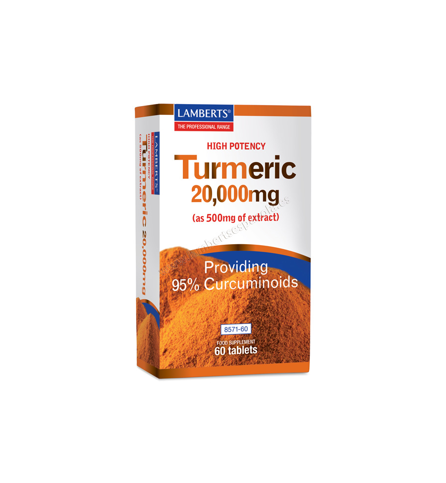 Cúrcuma o Turmeric 60 Tabletas - Lamberts