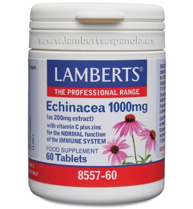 Equinácea más Vitamina C y Zinc - Lamberts