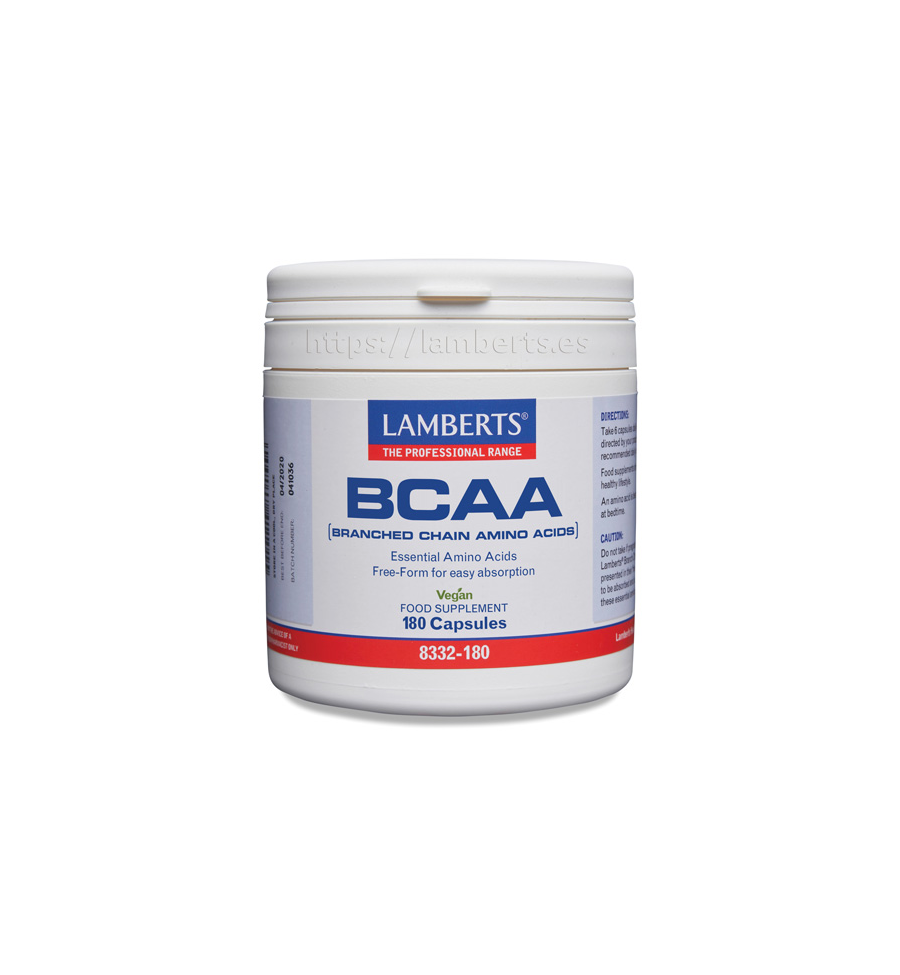 BCAA 180 Cápsulas - Lamberts