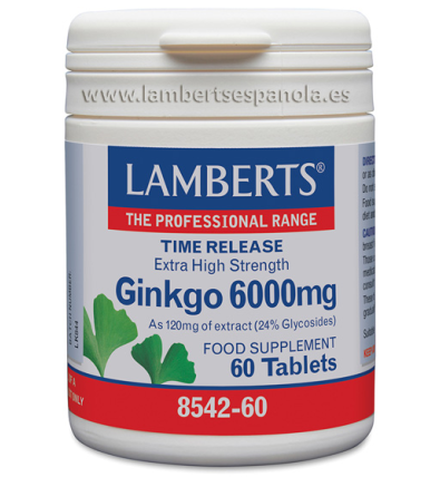 Ginkgo 60 Tabletas - Lamberts