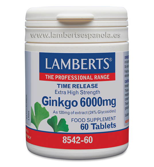 Ginkgo 60 Tabletas - Lamberts