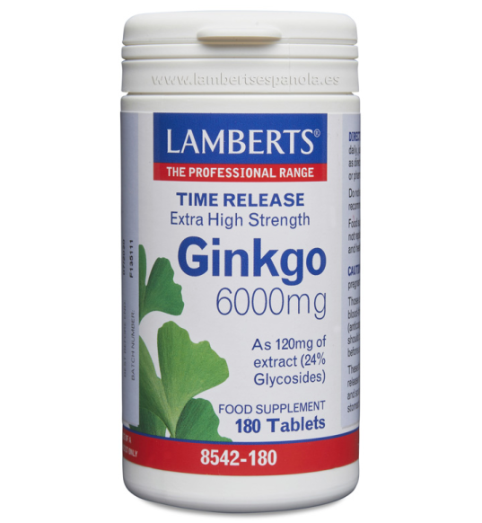 Ginkgo 120 Tabletas - Lamberts