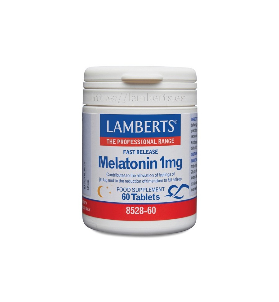 Melatonina 1mg 60 Tabletas - Lamberts