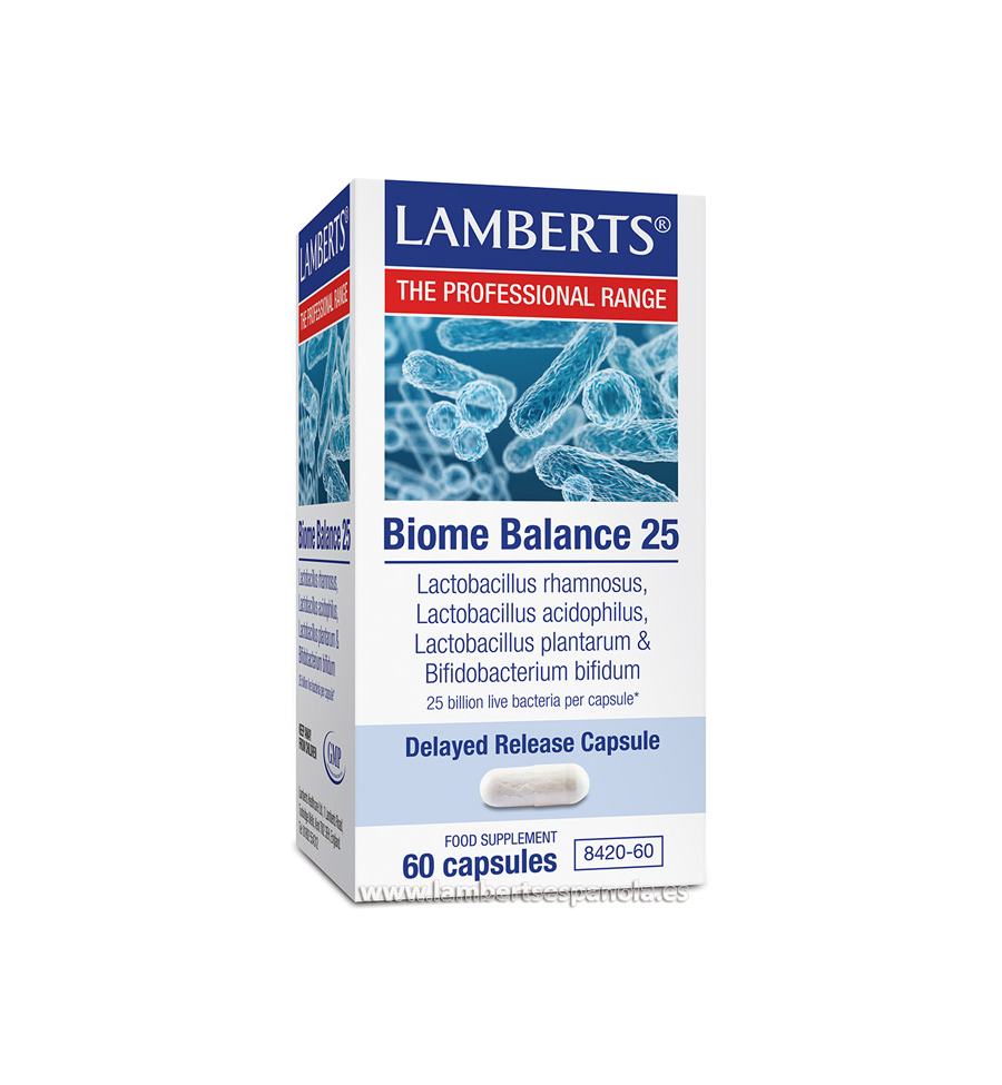 Biome Balance 25 - 60 Cápsulas - Lamberts