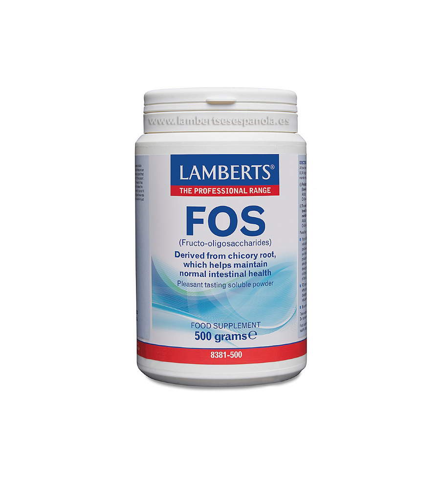 FOS-Fructo-Oligosacáridos en Polvo 500g - Lamberts