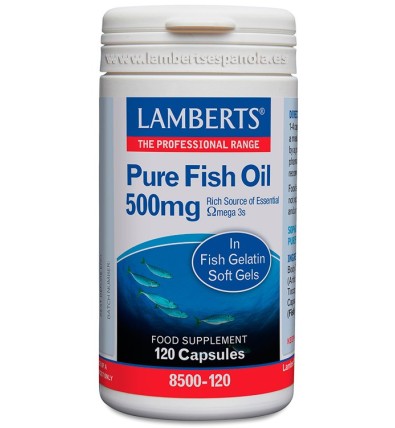 Aceite de Pescado 500mg 120 Cápsulas - Lamberts