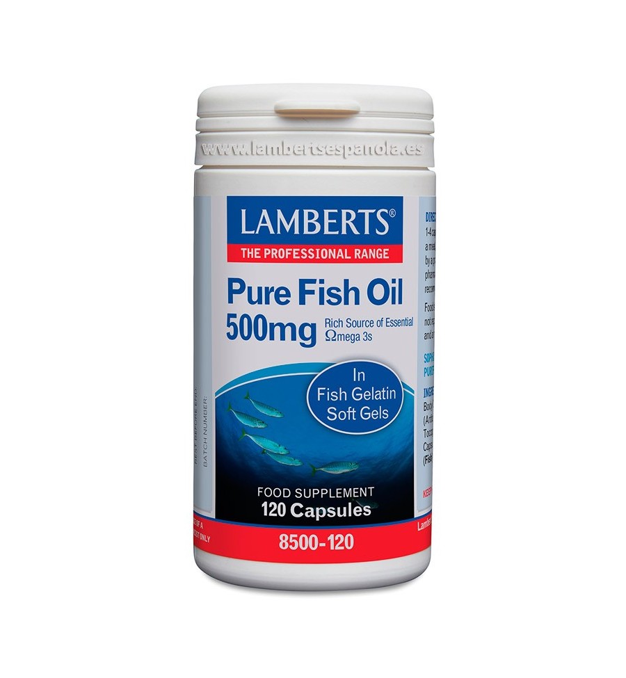 Aceite de Pescado 500mg 120 Cápsulas - Lamberts