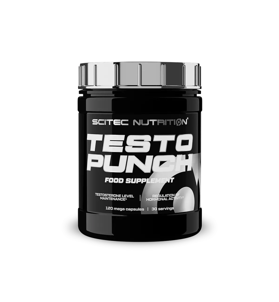 Testo Punch 120 Cápsulas - Scitec Nutrition