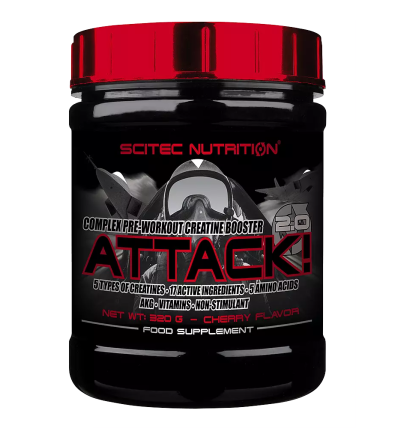 Attack! 2.0 Cereza 320g - Scitec Nutrition