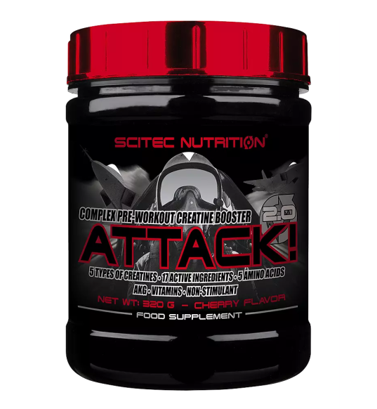 Attack! 2.0 Cereza 320g - Scitec Nutrition