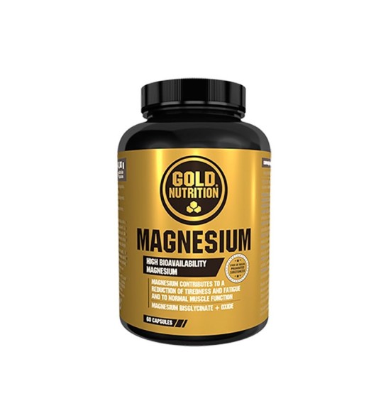 Magnesium 600 mg 60 cápsulas de Gold Nutrition