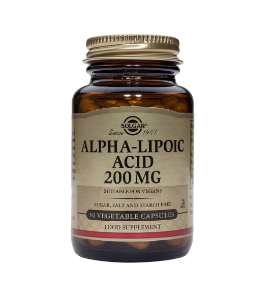 Ácido alfa-lipoico 50 Cápsulas Vegetales - Solgar