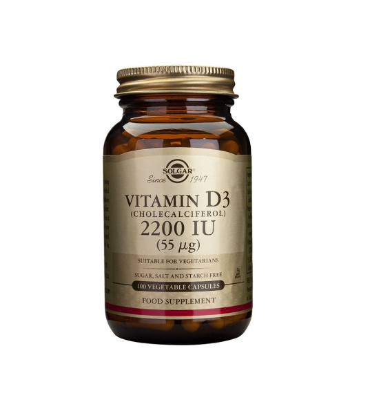 Vitamina D3 100 VegCaps - Solgar