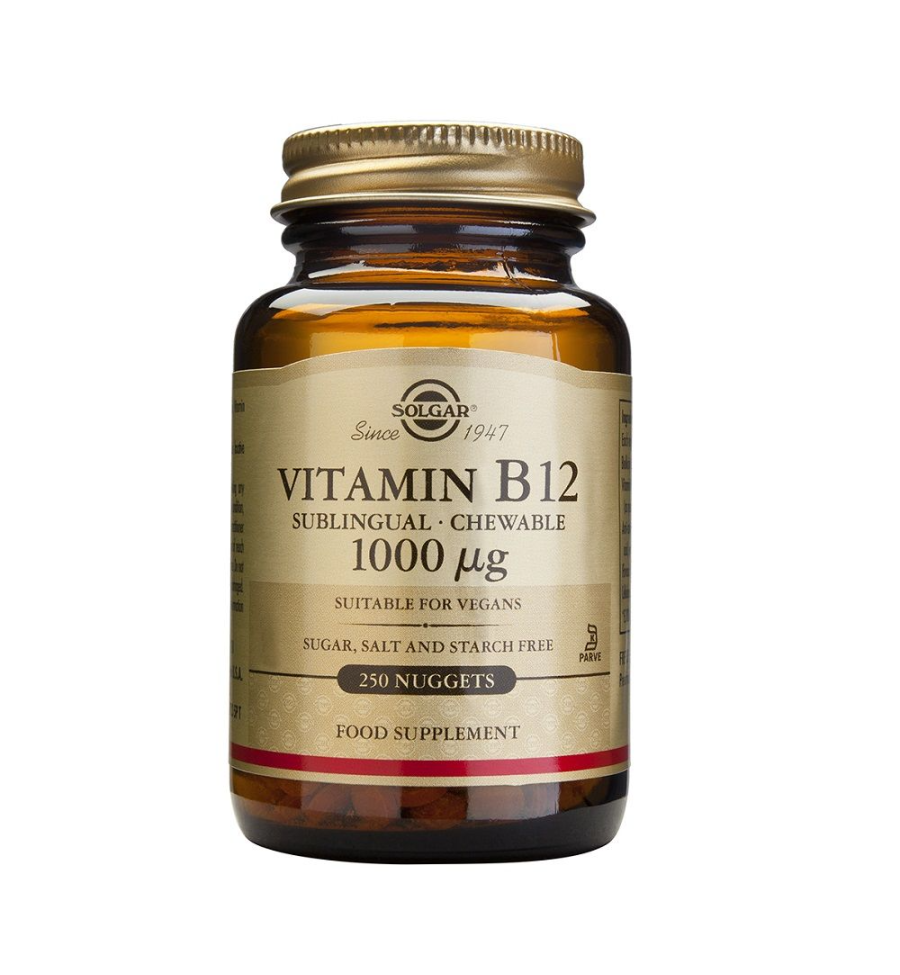 Vitamina B12 1000μg 250 Comprimidos - Solgar