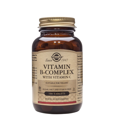 Vitamina B Complex 100 Comprimidos - Solgar