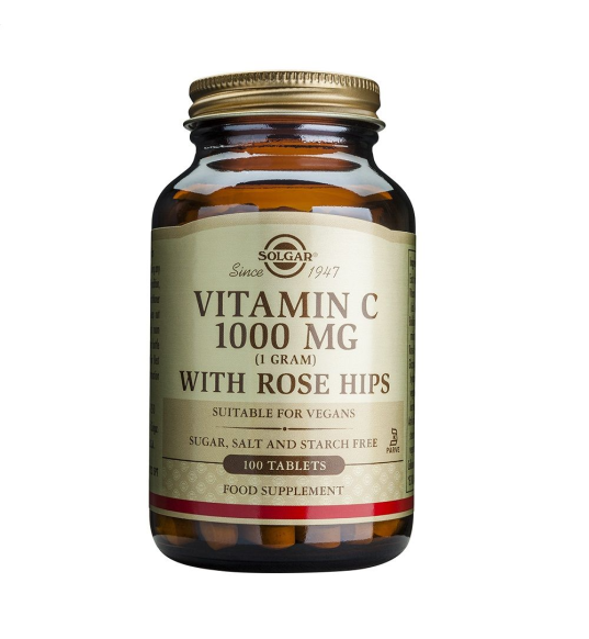 Rose Hips C 1000mg 100 Comprimidos - Solgar