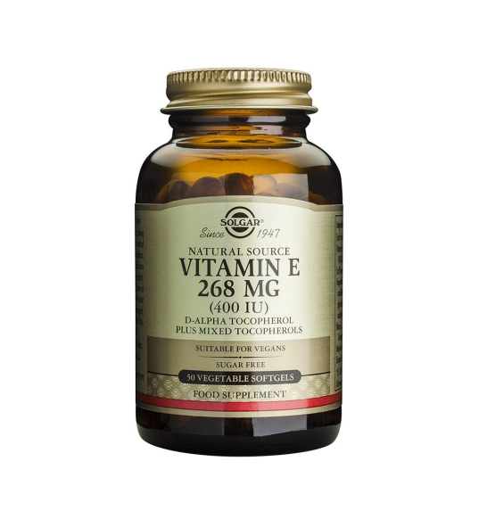 Vitamina E 268mg 50 VegCaps Blandas - Solgar