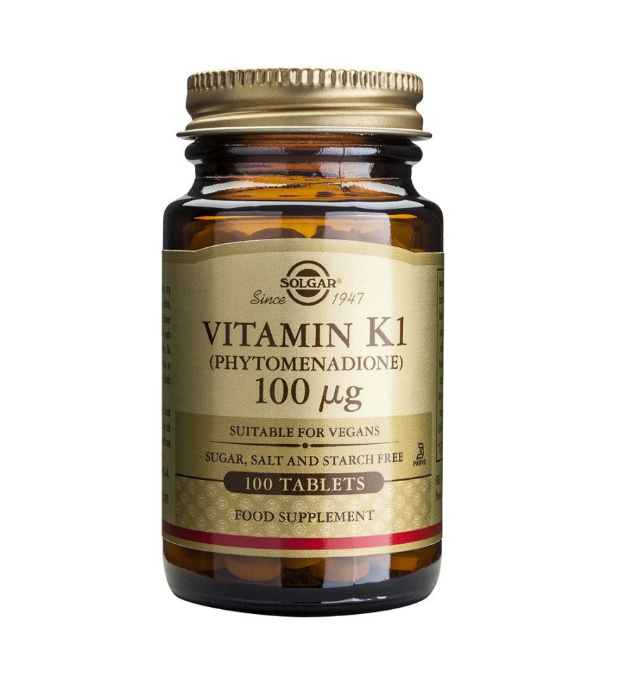 Vitamina K1 100 Comprimidos - Solgar