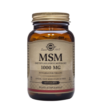 MSM 1000mg 60 Comprimidos - Solgar