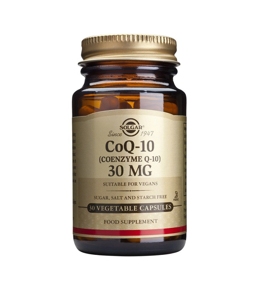 Coenzima Q-10 30mg 30 Cápsulas Vegetales - Solgar