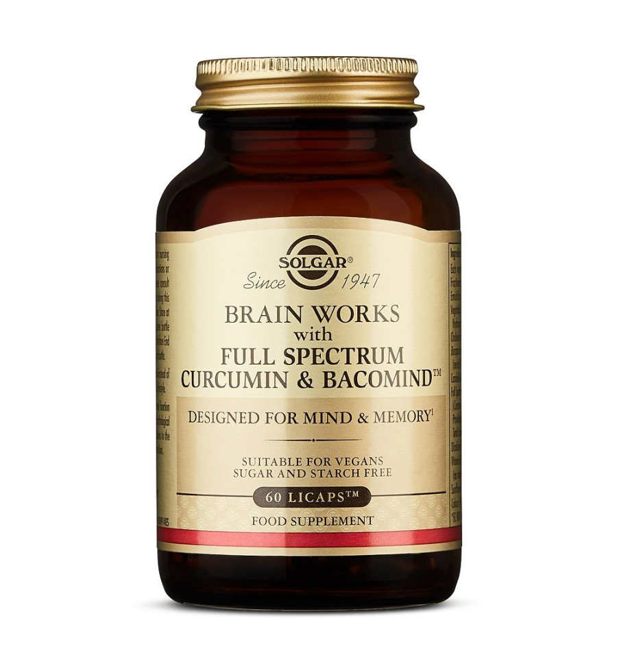 Brain Works 60 VegCaps - Solgar