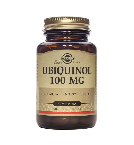 Ubiquinol 100mg 50 Cápsulas Blandas - Solgar