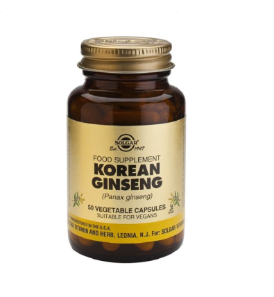 Ginseng coreano 50 Cápsulas Vegetales - Solgar