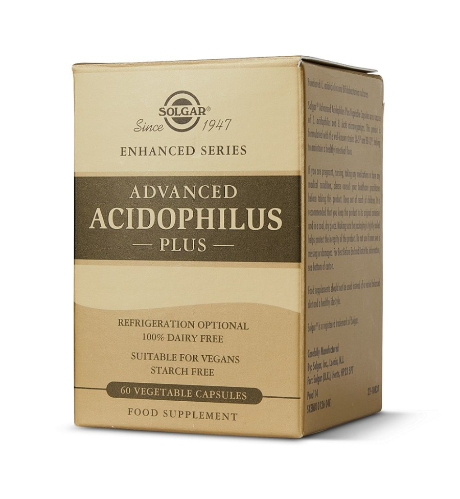 Advanced Acidophilus Plus 60 VegCaps - Solgar