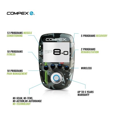 Compex SP 8.0 WOD Edition + REGALO de electrodos