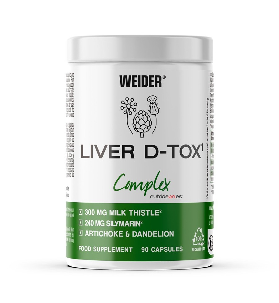 LIVER D-TOX Complex 90 Cápsulas - Weider