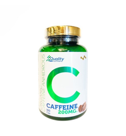 Cafeína Anhidra 100 cápsulas de Quality Nutrition