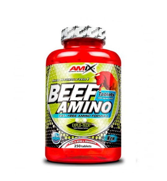 Beef Amino 250 Tabletas de Amix Nutrition