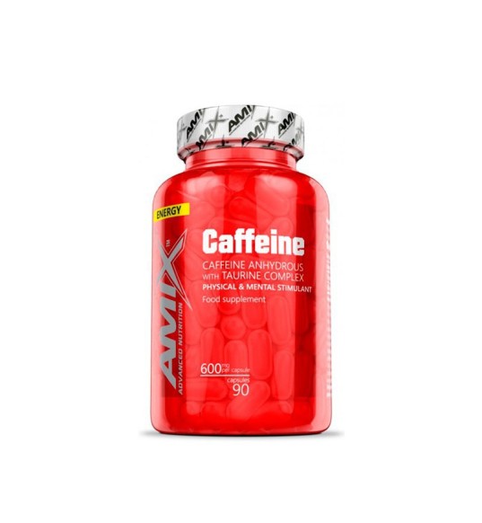 Cafeina + Taurina 90 Cápsulas de Amix Nutrition