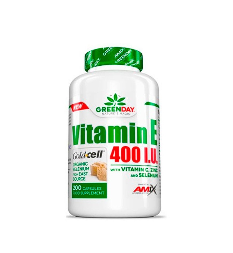 Vitamin E 400 I.U. LIFE+ 200 Cápsulas - Amix