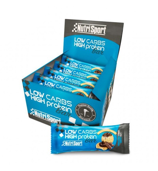 Barritas Low Carbs HIGH Protein Caja 16 unidades de Nutrisport