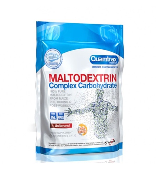 Maltodextrin Complex Carbohidrato 500gr de Quamtrax Nutrition