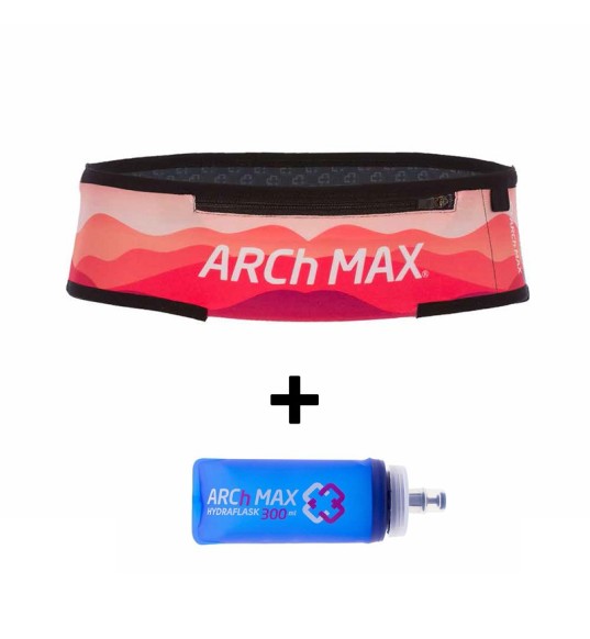 Cinturón de Running Belt PRO ZIP + 1 HydraFlask 300ml - Arch MAX