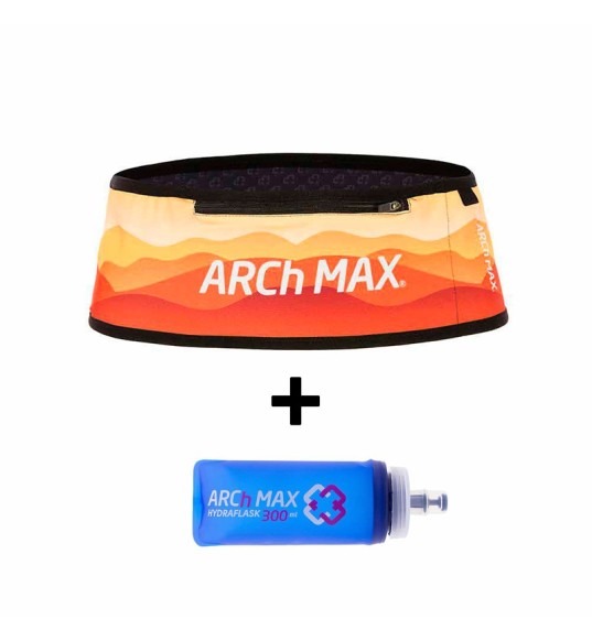 Cinturón de Running Belt PRO PLUS ZIP + 1 Hydraflask 300ml - Arch MAX