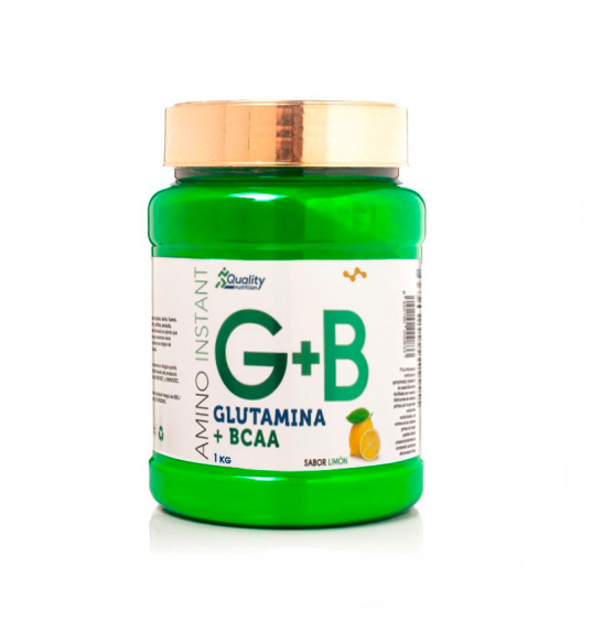 Glutamina y Bcaas 1kg de Quality Nutrition