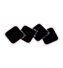 Compex Corebelt Electrodos - 1 bolsa de 4x Electrodos (80mm x 80mm)