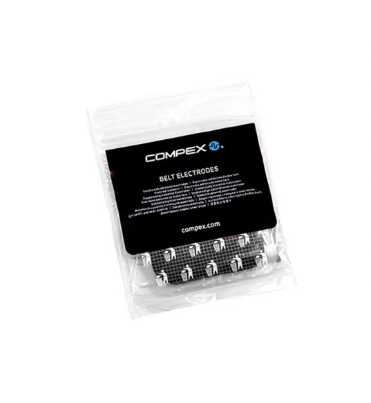 Compex Corebelt Electrodos - 1 bolsa de 4x Electrodos (80mm x 80mm)